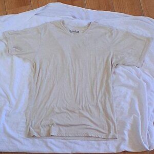Quiksilver tan tee sz xl boys cotton blend
